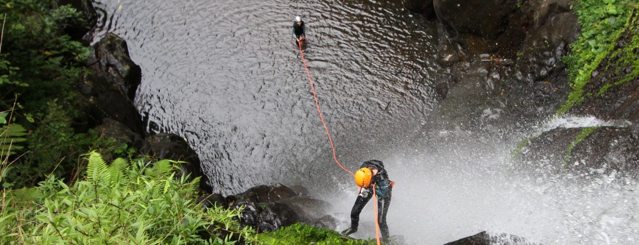 canyoning bali